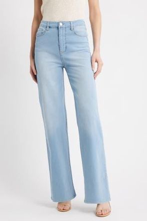 Commando Dia Wide Leg Jeans in Washed Indigo at Nordstrom Rack, Size Medium