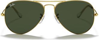 Ray-Ban Sunglasses Rb3025 W3234 Aviator Gold/Green G 15 Unisex