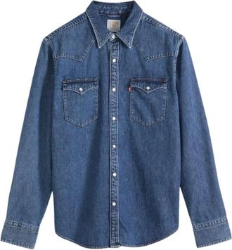 Levi's Barstow Standard Western Denim Shirt - Heren - Spijkeroverhemden - Blauw - L - Denim - Overhemden