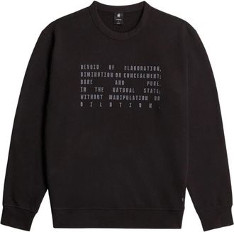 G-Star Grafische Sweatshirts en Hoodies - Heren - Sweatshirts - Zwart - M - Hoodies & sweatvesten