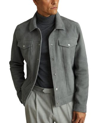Reiss Eden Suede Jacket