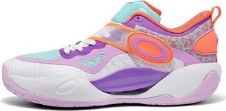 Generic Unisex Basketball Shoes are Breathable Non Slip Lightweight Fashionable Outdoor Sports Boots Walking Shoes(White Purple,8.5 UK)