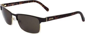 Fossil Bronze Rectangular Mens Sunglasses FOS 3000/P/S 009Q/SP 57