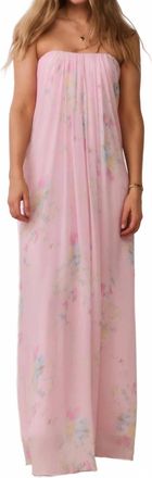 LoveShackFancy Emara Dress In Rosy Trellis