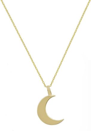 Bony Levy 14K Gold Crescent Moon Pendant Necklace in 14K Yellow Gold at Nordstrom Rack, Size 18