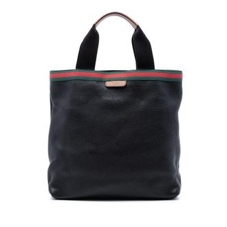 Gucci Pre-owned Gucci Calfskin Web Tote Ladies TC8DWZ1XTEIGSSKZ