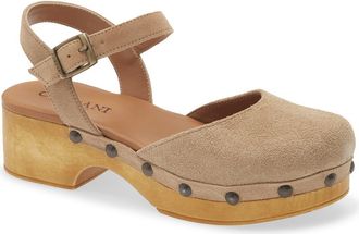 Cordani Winston Ankle Strap Platform Clog in Biscotto at Nordstrom, Size 8.5Us