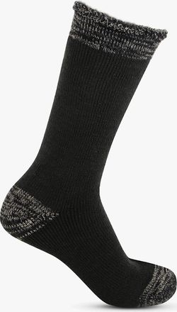 Totes Mens Totes Toasties 3.0 TOG BRUSHED INSIDE THERMAL LINED (Twin Pack) Mens Socks Black Twist