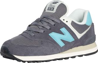New Balance 574 Suede Trainers, Grijs