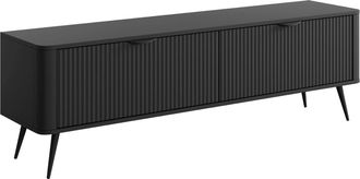 Mirjan24 Mobilier1 - Mueble Tv Versoe 104, Grafito, N&uacute;mero De Puertas: 0, N&uacute;mero De Cajones: 0, 164x52x38cm
