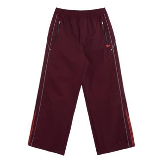 adidas Los Angeles Venice Wind Pants Relaxed Pants Burgundy JX3800