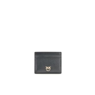Pinko Wallets & Cardholders, female, Gray, Size: ONE SIZE Bos Taurus Wallet