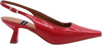 &Aacute;ngel Alarc&oacute;n Slingback Sandalen voor Salsa Dansen - Dames - Pumps - Rood - 37 EU - Schoenen
