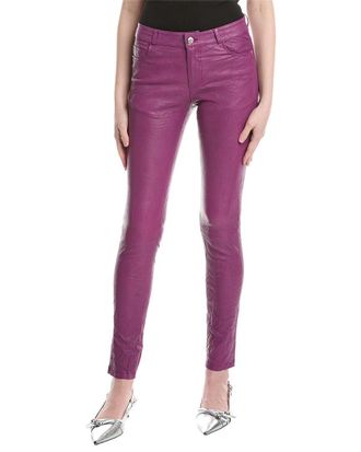 Zadig&Voltaire Phlame Cuir Froisse Leather Pant