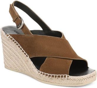 Vince Georgia Espadrille Wedge Sandal in Elmwood at Nordstrom, Size 6.5