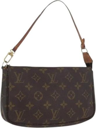 Louis Vuitton Pre-owned Mini Bags, female, Brown, Size: ONE SIZE Pre-owned Pouch