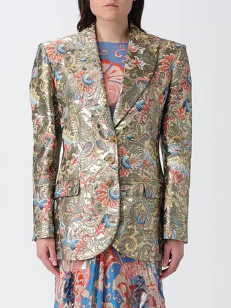 Etro Floral Single-Breasted Blazer