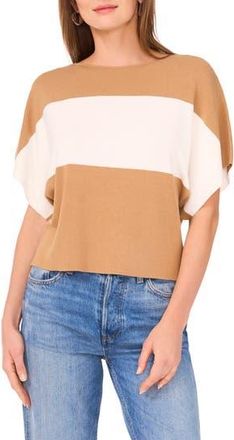 Halogen Boat Neck Drop Shoulder Top in Pecan at Nordstrom Rack, Size X-Small