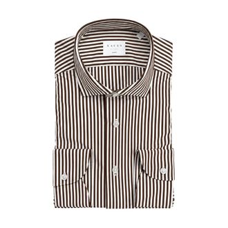 Xacus Camicia Performance Attiva 31636006 - - Shirts - Uomo - Marrone - 4XL