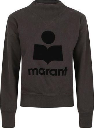 Isabel Marant Sweatshirts, female, Black, Size: 2XS Moby Sweatshirt