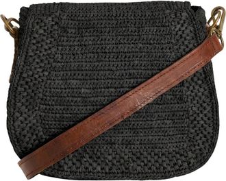 Ibeliv Tassen, Dames, Zwart, ONE Size, Katoen, TIA Flap Bag