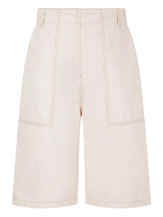 TOMBOY bermuda shorts - men - Cotton/Polyester - M - Neutrals