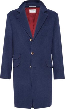 Brunello Cucinelli Water-resistant coat in Avio Blue at Nordstrom, Size 54 It