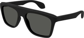 Gucci Authentieke Stijlvolle Brillen- Premium Kwaliteit! - unisex - Zonnebrillen - Zwart - 57 MM - Accessoires