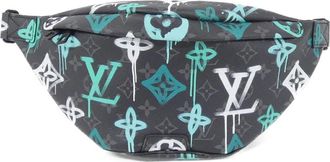 Louis Vuitton Black Coated Canvas Shoulder Bag (Pre-Owned)