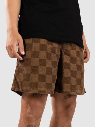 Vans Range Checkbrd Cord Loose Shorts braun