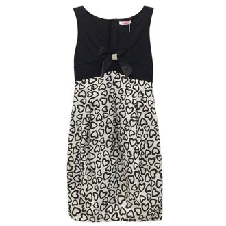 Blumarine Heart-Print Sleeveless Dress Size S