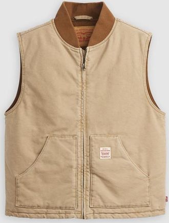 Levi's Chaleco Sansome - Hombre - XL - Crema / TigerS Eye