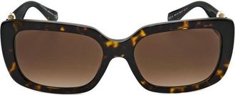 Bulgari Ladies Black Rectangular Sunglasses 0BV8223B-504/13