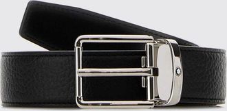 Montblanc Cintura in pelle a grana Montblanc