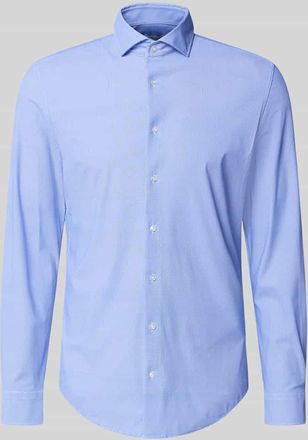 Seidensticker Slim Fit Business-Hemd mit Haifischkragen in Royal, Gr&ouml;&szlig;e 38