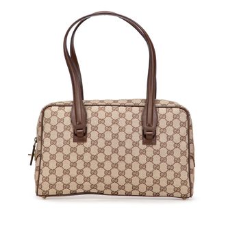 Gucci Tweedehands Gg Canvas Schoudertas