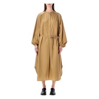 Loulou Studio Shirt Dresses, female, Beige, Size: XS Vitti Poplin Dress