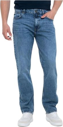 Guess Rechte jeans - Heren - Jeans - Blauw - Maat: W29 Katoen