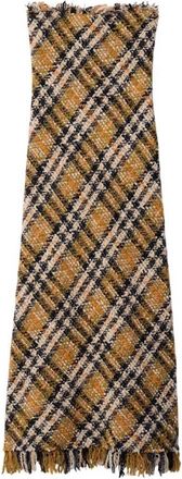 Burberry Check Wool Blend Sleeveless Dress, Brand Size 10 ( US Size 8 )
