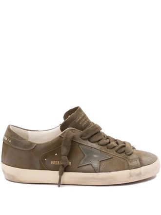 Golden Goose Super-Star lace-up sneakers - Verde