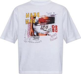 Dsquared2 Uomo, Top, Bianco, 2Xl, new