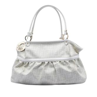 Fendi Pre-owned Shoulder Bags, female, White, Size: ONE SIZE Pre-owned The Chef Shoulder Bag