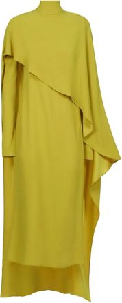 Taller Marmo Abito Carrington midi drappeggiato - Verde