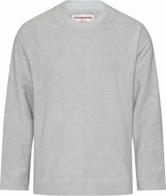 Orlebar Brown Mens Long Sleeve Top In Serenity Blue