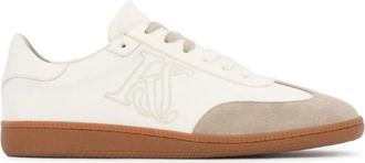 Kazar Schoenen, Heren, Wit, 45 EU, Leer, Heren sneakers van wit leer en beige su&egrave;de