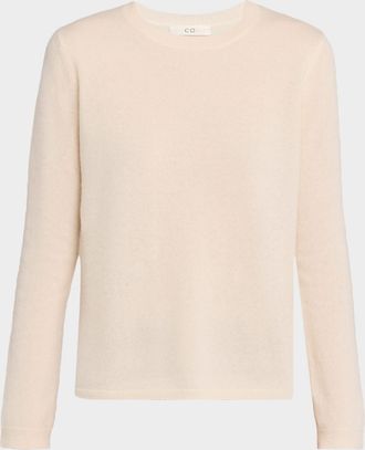 Co Long-Sleeve Cashmere Crewneck Sweater