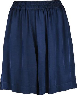 Jucca Blue Satin Bermuda Shorts
