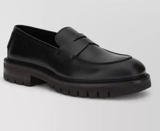 Ferragamo leather penny loafers