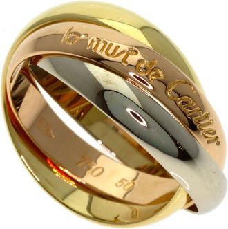 Cartier Yellow Gold (18K) Pink Gold (18K) White Gold (18K) Band Ring (Pre-Owned)