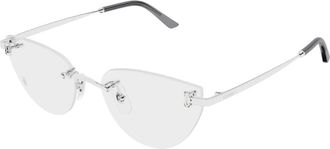 Cartier Optisch Montuur - Dames - Accessoires - Grijs - Maat: 54 MM
